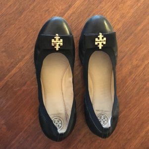 Black Tory Burch Flats